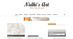 Desktop Screenshot of nidhisart.com